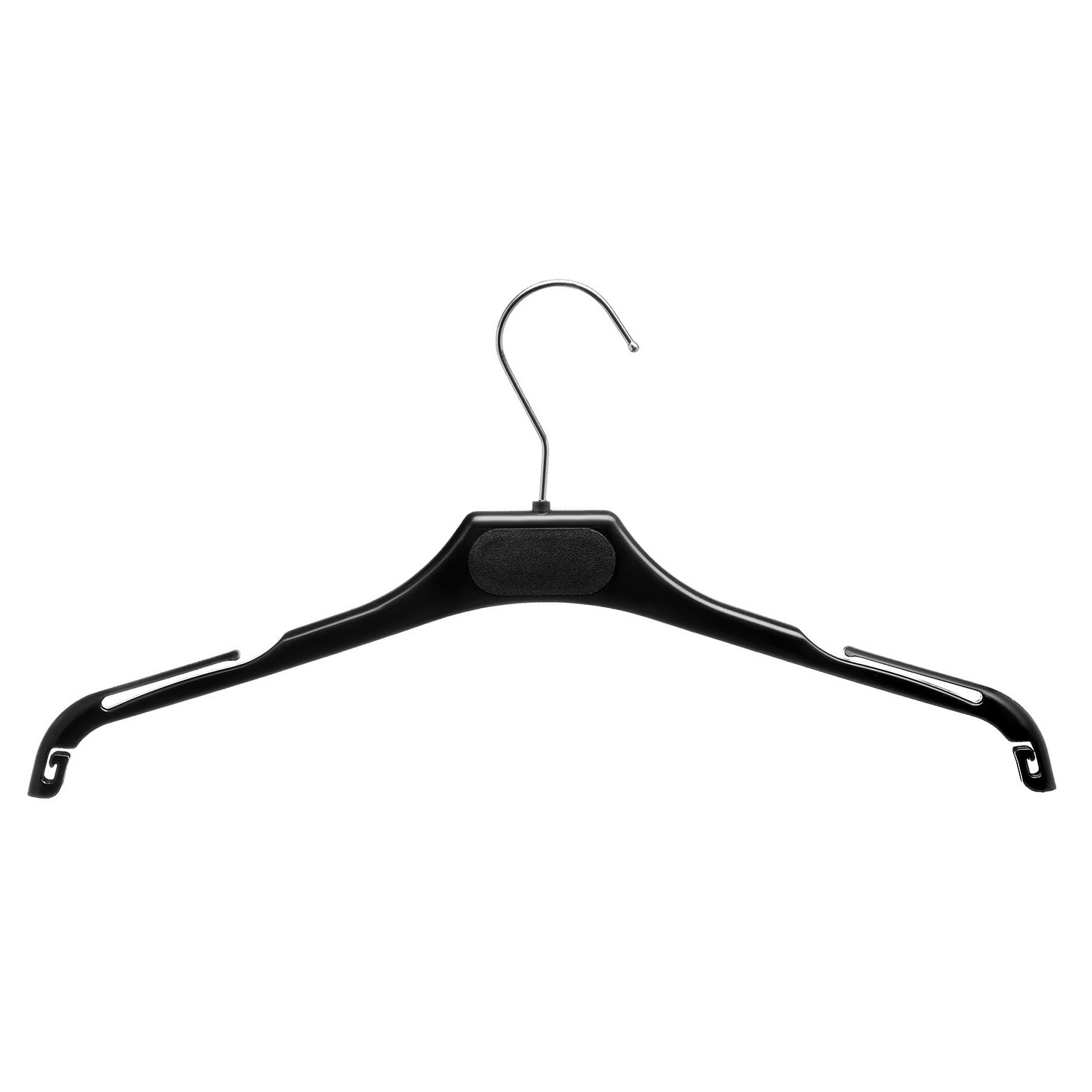 Вешалка-плечики пластмассовая Attache черная (размер 44-46)